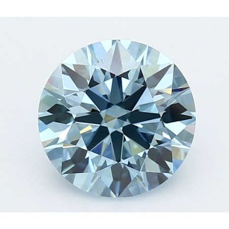Diament laboratoryjny o barwie fantazyjnej szlif okrągły, 2.56ct, VVS2, Fancy Vivid Blue, IGI LG722564565