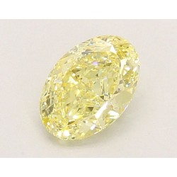 Diament laboratoryjny o barwie fantazyjnej szlif owalny, 1ct, VVS2, Fancy Yellow, IGI LG738522015