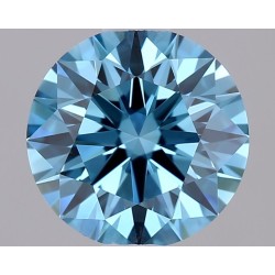 Diament laboratoryjny o barwie fantazyjnej szlif okrągły, 1.02ct, VVS2, Fancy Vivid Blue, IGI LG717556907