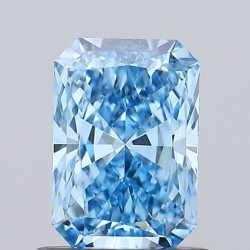 Diament laboratoryjny o barwie fantazyjnej radiant, 0.83ct, VVS1, Fancy Vivid Blue, IGI LG689531708