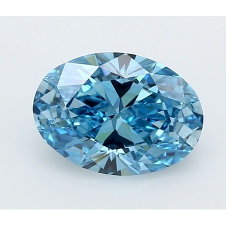 Diament laboratoryjny o barwie fantazyjnej szlif owalny, 2.01ct, VVS2, Fancy Vivid Blue, IGI LG722567811