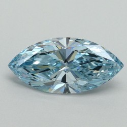 Diament laboratoryjny o barwie fantazyjnej markiza, 1.01ct, VVS2, Fancy Vivid Blue, IGI LG710541881
