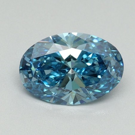 Diament laboratoryjny o barwie fantazyjnej szlif owalny, 1.05ct, VVS2, Fancy Vivid Blue, IGI LG732506826