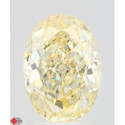 Diament laboratoryjny o barwie fantazyjnej szlif owalny, 2.62ct, VVS2, Fancy Yellow, IGI LG713537875