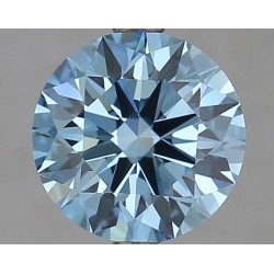 Diament laboratoryjny o barwie fantazyjnej szlif okrągły, 2.32ct, VVS1, Fancy Vivid Blue, IGI LG647422298