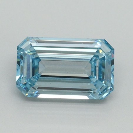 Diament laboratoryjny o barwie fantazyjnej szlif szmaragdowy, 1.05ct, VVS2, Fancy Intense Blue, IGI LG710541754