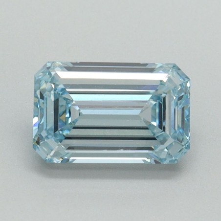 Diament laboratoryjny o barwie fantazyjnej szlif szmaragdowy, 1.05ct, VVS2, Fancy Intense Blue, IGI LG710541805