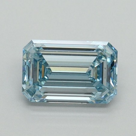 Diament laboratoryjny o barwie fantazyjnej szlif szmaragdowy, 1.01ct, VVS2, Fancy Intense Blue, IGI LG710541780