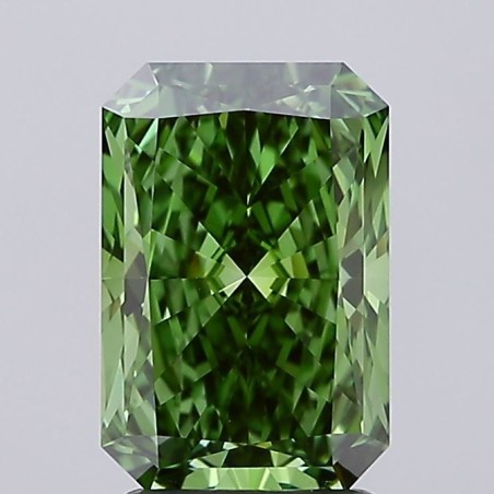 Diament laboratoryjny o barwie fantazyjnej radiant, 2.09ct, VVS2, Fancy Vivid Green, IGI LG727503753