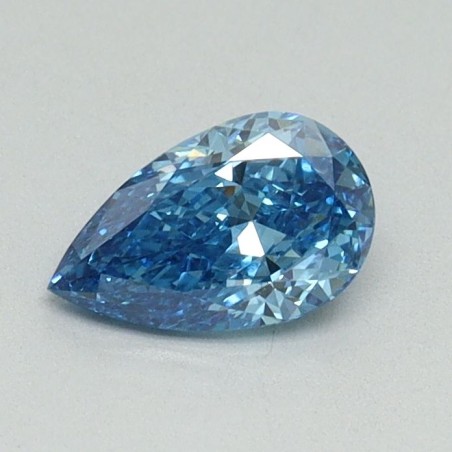 Diament laboratoryjny o barwie fantazyjnej szlif gruszkowy, 0.53ct, VVS2, Fancy Vivid Blue, IGI LG665442963