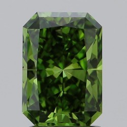 Diament laboratoryjny o barwie fantazyjnej radiant, 1.71ct, IF, Fancy Vivid Green, IGI LG733506379