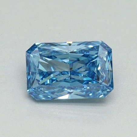 Diament laboratoryjny o barwie fantazyjnej radiant, 0.56ct, VVS2, Fancy Vivid Blue, IGI LG665442979