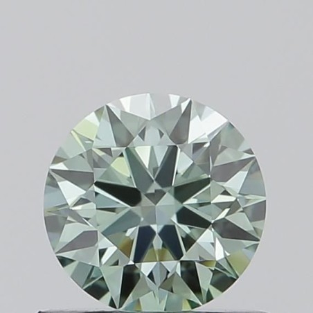 Diament laboratoryjny o barwie fantazyjnej szlif okrągły, 0.51ct, VVS2, Fancy Vivid Green, IGI LG739535131