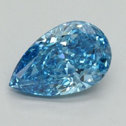 Diament laboratoryjny o barwie fantazyjnej szlif gruszkowy, 1.6ct, VVS2, Fancy Vivid Blue, IGI LG677501521