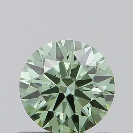 Diament laboratoryjny o barwie fantazyjnej szlif okrągły, 0.5ct, VVS2, Fancy Vivid Green, IGI LG739535128