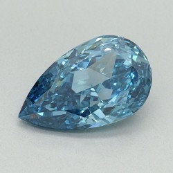 Diament laboratoryjny o barwie fantazyjnej szlif gruszkowy, 0.7ct, VVS2, Fancy Vivid Blue, IGI LG656481254