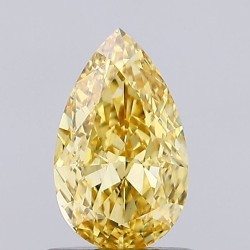 Diament laboratoryjny o barwie fantazyjnej szlif gruszkowy, 1.06ct, VVS2, Fancy Intense Yellow, IGI LG694566441