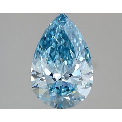Diament laboratoryjny o barwie fantazyjnej szlif gruszkowy, 1.54ct, VVS2, Fancy Vivid Blue, IGI LG639447683