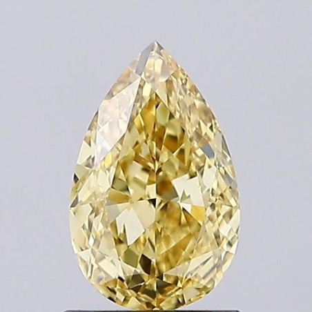 Diament laboratoryjny o barwie fantazyjnej szlif gruszkowy, 1.18ct, VVS2, Fancy Intense Yellow, IGI LG694566445