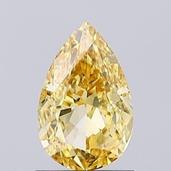 Diament laboratoryjny o barwie fantazyjnej szlif gruszkowy, 1.15ct, VVS2, Fancy Intense Yellow, IGI LG694566451