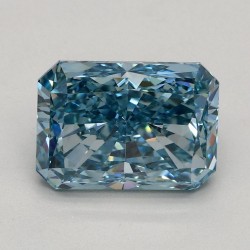 Diament laboratoryjny o barwie fantazyjnej radiant, 1.62ct, VVS2, Fancy Vivid Blue, IGI LG536297332