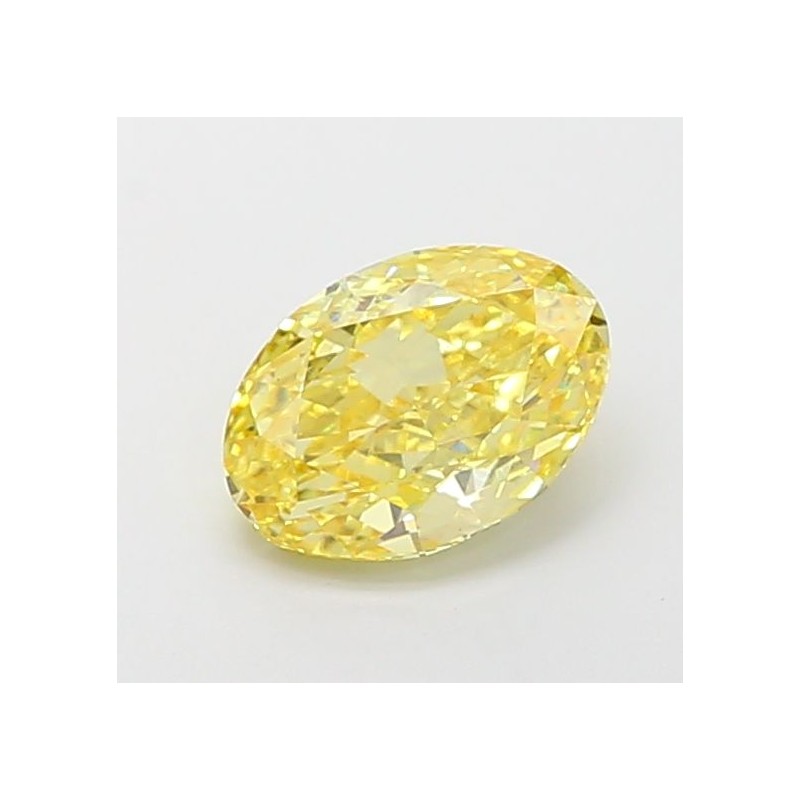 Diament laboratoryjny o barwie fantazyjnej szlif owalny, 1.78ct, VVS2, Fancy Vivid Yellow, IGI LG677552954
