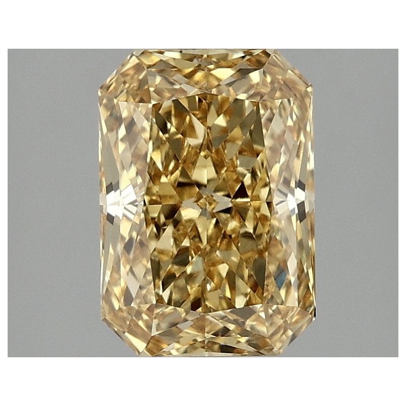 Diament laboratoryjny o barwie fantazyjnej radiant, 2.1ct, VVS2, Fancy Vivid Yellow, IGI LG696595812