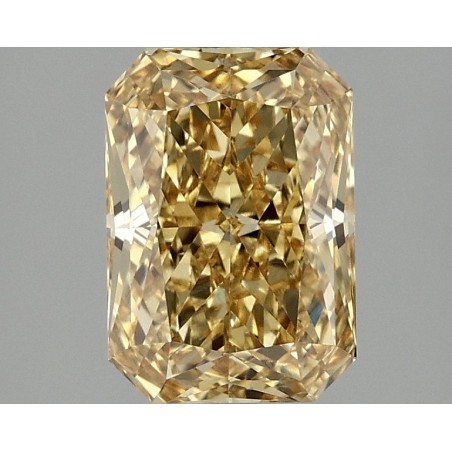Diament laboratoryjny o barwie fantazyjnej radiant, 2.1ct, VVS2, Fancy Vivid Yellow, IGI LG696595812