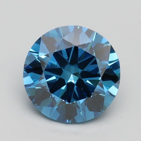 Diament laboratoryjny o barwie fantazyjnej szlif okrągły, 2ct, VVS2, Fancy Vivid Blue, IGI LG547270085
