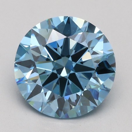 Diament laboratoryjny o barwie fantazyjnej szlif okrągły, 1.95ct, VVS2, Fancy Vivid Blue, IGI LG618457107