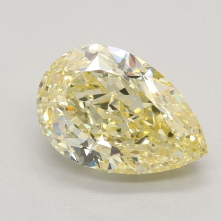 Diament laboratoryjny o barwie fantazyjnej szlif gruszkowy, 2.09ct, VVS2, Fancy Intense Yellow, IGI LG619457335