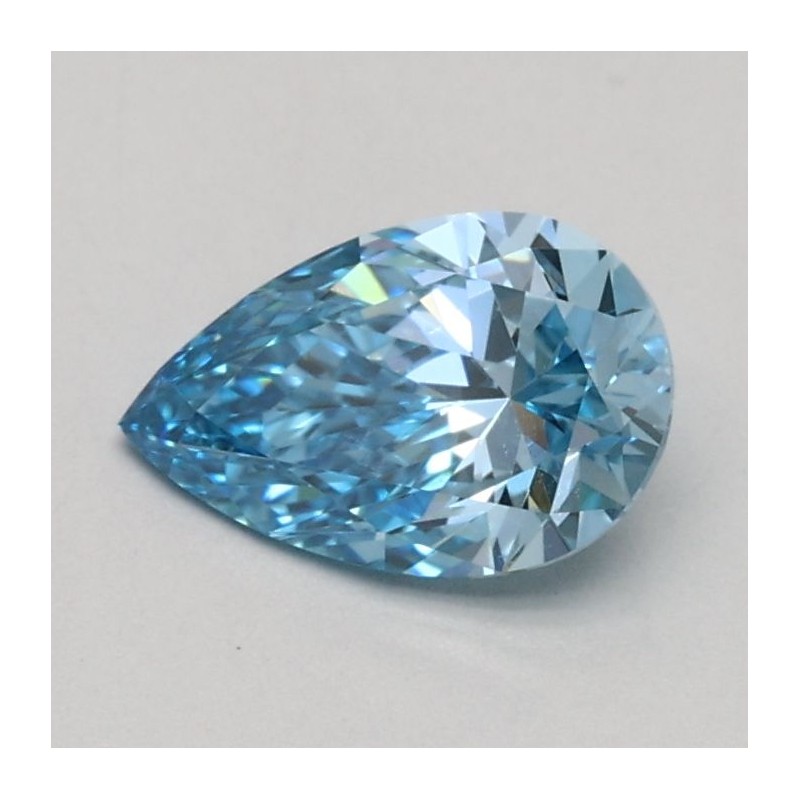 Diament laboratoryjny o barwie fantazyjnej szlif gruszkowy, 0.51ct, VVS2, Fancy Vivid Blue, IGI LG508149760