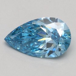 Diament laboratoryjny o barwie fantazyjnej szlif gruszkowy, 0.56ct, VVS2, Fancy Vivid Blue, IGI LG510197531