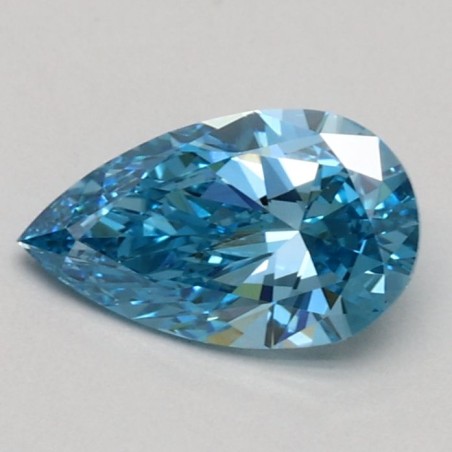 Diament laboratoryjny o barwie fantazyjnej szlif gruszkowy, 0.57ct, VVS1, Fancy Vivid Blue, IGI LG510197413
