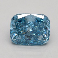 Diament laboratoryjny o barwie fantazyjnej szlif poduszkowy brylantowy, 2.51ct, VVS2, Fancy Vivid Blue, IGI LG522230660