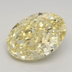 Diament laboratoryjny o barwie fantazyjnej szlif owalny, 1.16ct, VVS2, Fancy Intense Yellow, IGI LG628442649