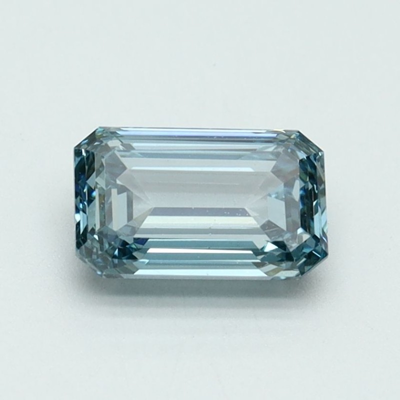 Diament laboratoryjny o barwie fantazyjnej szlif szmaragdowy, 1ct, VVS2, Fancy Intense Greenish Blue, IGI LG529287437 Diament laboratoryjny o barwie fantazyjnej szlif szmaragdowy, 1ct, VVS2, Fancy Intense Greenish Blue, IGI LG529287437