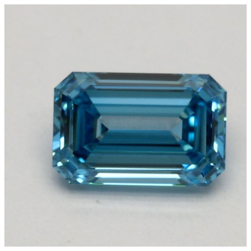 Diament laboratoryjny o barwie fantazyjnej szlif szmaragdowy, 0.8ct, VVS2, Fancy Vivid Blue, IGI LG512239414 Diament laboratoryjny o barwie fantazyjnej szlif szmaragdowy, 0.8ct, VVS2, Fancy Vivid Blue, IGI LG512239414
