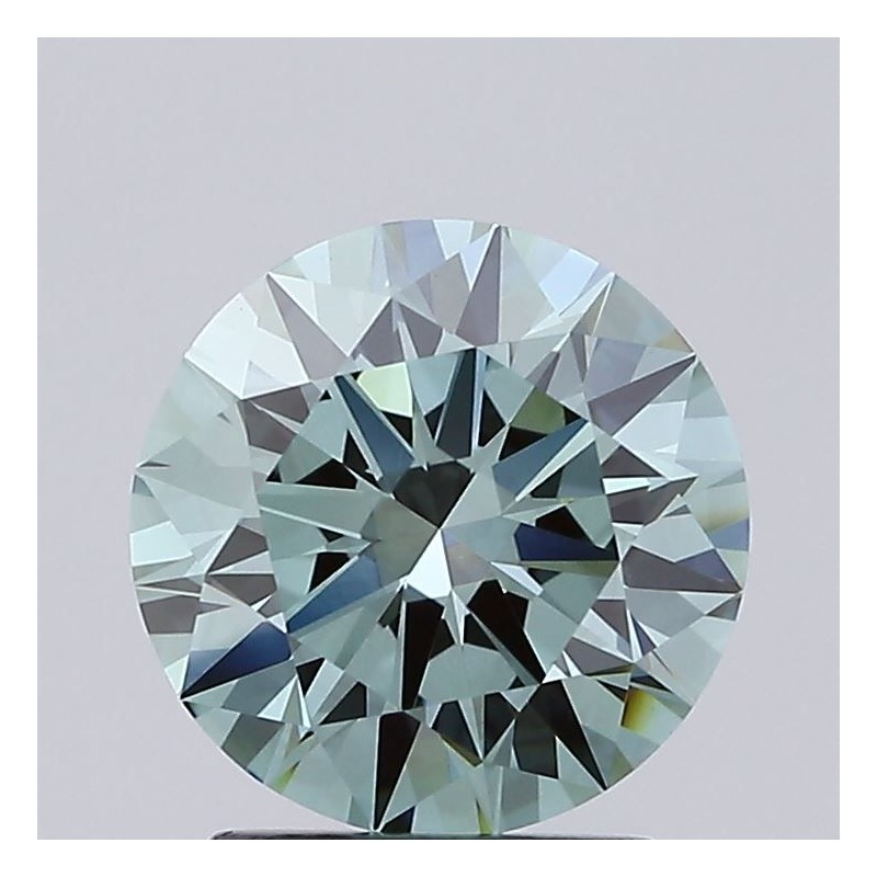 Diament laboratoryjny o barwie fantazyjnej szlif okrągły, 2.12ct, VVS1, Fancy Intense Green, IGI LG731582780