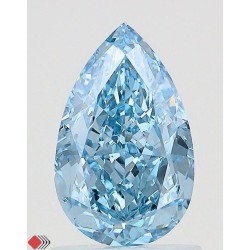 Diament laboratoryjny o barwie fantazyjnej szlif gruszkowy, 1.72ct, VVS2, Fancy Vivid Blue, IGI LG731544546