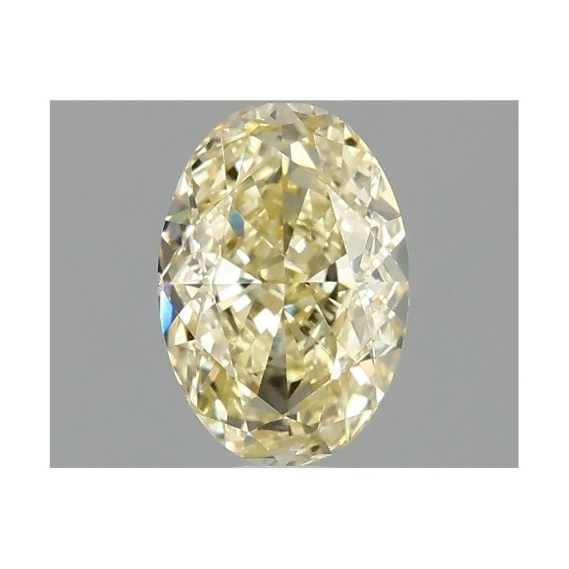 Diament laboratoryjny o barwie fantazyjnej szlif owalny, 1.1ct, VVS2, Fancy Yellow, IGI LG675526575