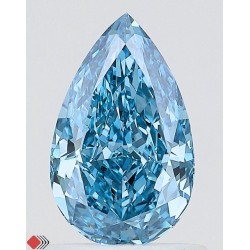 Diament laboratoryjny o barwie fantazyjnej szlif gruszkowy, 1.09ct, VVS2, Fancy Vivid Blue, IGI LG731542906