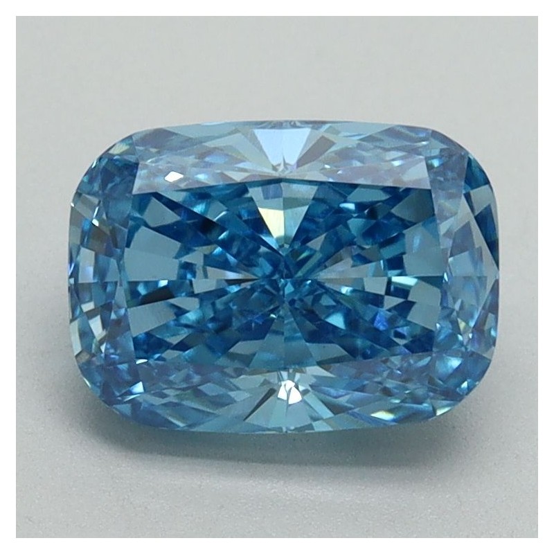 Diament laboratoryjny o barwie fantazyjnej szlif poduszkowy brylantowy, 1.75ct, VVS2, Fancy Vivid Blue, IGI LG644444262