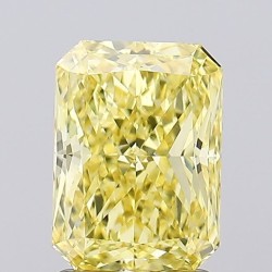 Diament laboratoryjny o barwie fantazyjnej radiant, 2.03ct, VVS2, Fancy Intense Yellow, IGI LG733532576