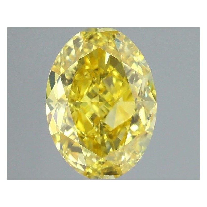 Diament laboratoryjny o barwie fantazyjnej szlif owalny, 1ct, VVS2, Fancy Vivid Yellow, IGI LG727553147