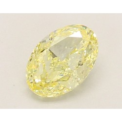 Diament laboratoryjny o barwie fantazyjnej szlif owalny, 1.12ct, VVS2, Fancy Intense Yellow, IGI LG739555342