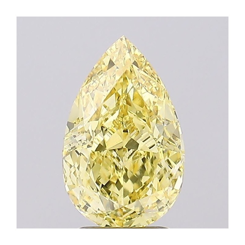 Diament laboratoryjny o barwie fantazyjnej szlif gruszkowy, 2.91ct, VVS2, Fancy Intense Yellow, IGI LG733532578 Diament laboratoryjny o barwie fantazyjnej szlif gruszkowy, 2.91ct, VVS2, Fancy Intense Yellow, IGI LG733532578