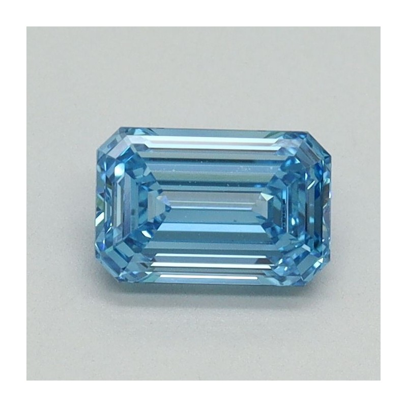 Diament laboratoryjny o barwie fantazyjnej szlif szmaragdowy, 0.67ct, VVS2, Fancy Vivid Blue, IGI LG646454035 Diament laboratoryjny o barwie fantazyjnej szlif szmaragdowy, 0.67ct, VVS2, Fancy Vivid Blue, IGI LG646454035
