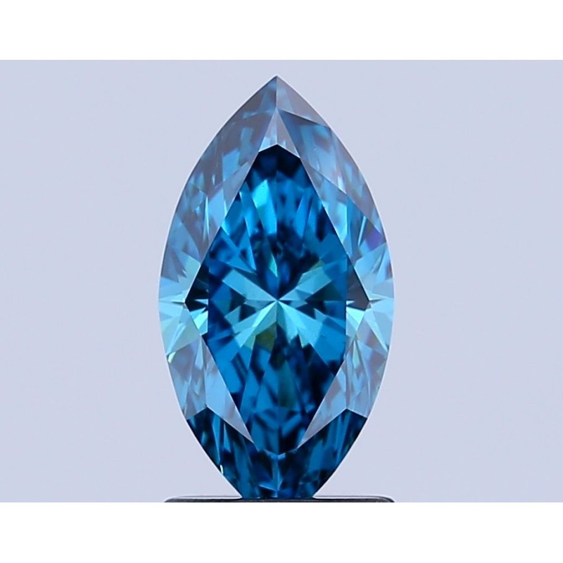 Diament laboratoryjny o barwie fantazyjnej markiza, 1.51ct, VVS2, Fancy Vivid Blue, IGI LG716501897