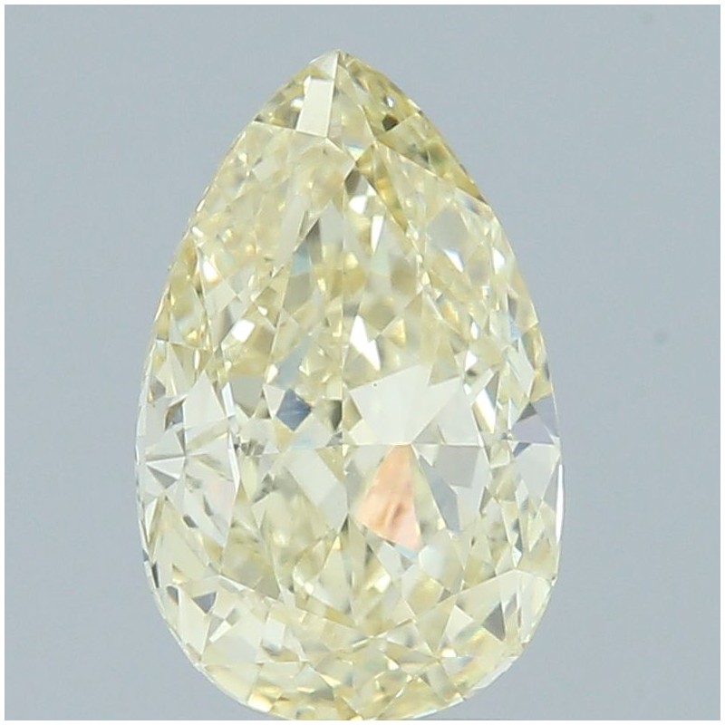 Diament laboratoryjny o barwie fantazyjnej szlif gruszkowy, 2.02ct, VVS2, Fancy Yellow, IGI LG727562856